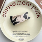 Cute Cat Barrettes Half Scratch Updo Shark Clip