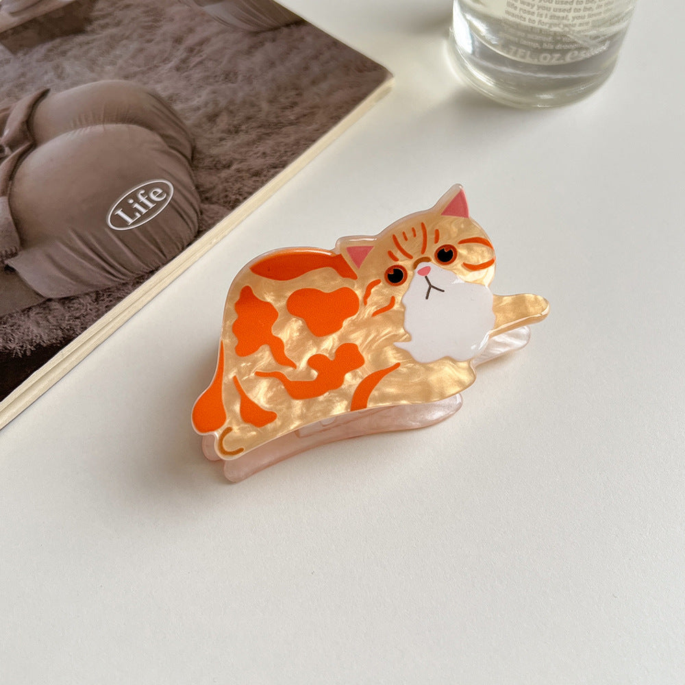 Dogs and Cats Cute Hairpin Medium Back Head Shark Clip