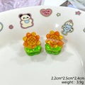 Bee Sunflower Mini Clip Bangs Side Clip