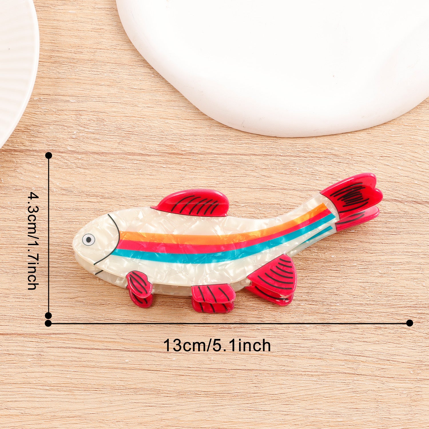 Ocean Series Barrettes Updo Shark Clip