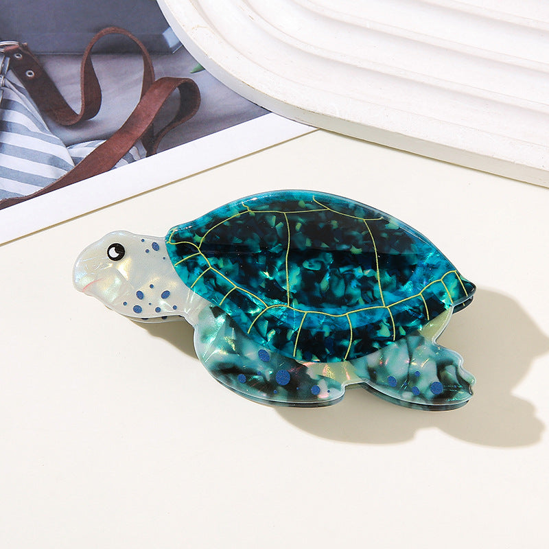 Turtle Barrettes Updo Shark Clip