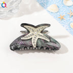 Ocean Series Acrylic Updo Shark Clip Hair Claw