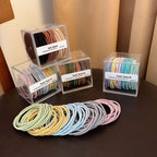 Highly Elastic Rubber Band Does Not Hurt Hair Thin Hair Tie