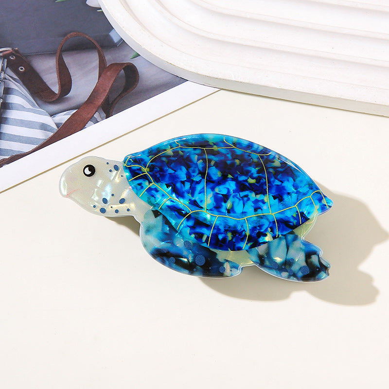 Turtle Barrettes Updo Shark Clip