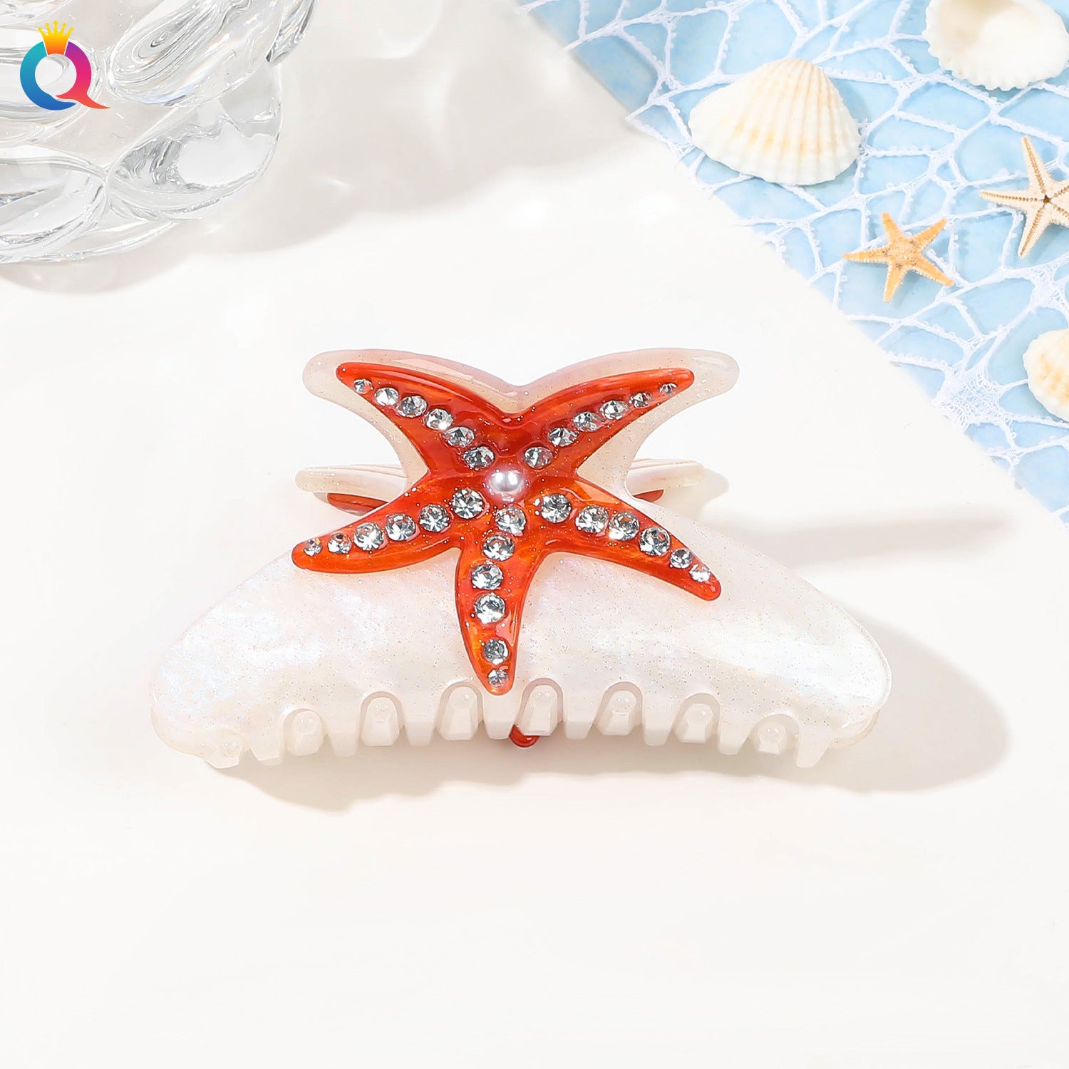 Ocean Series Acrylic Updo Shark Clip Hair Claw