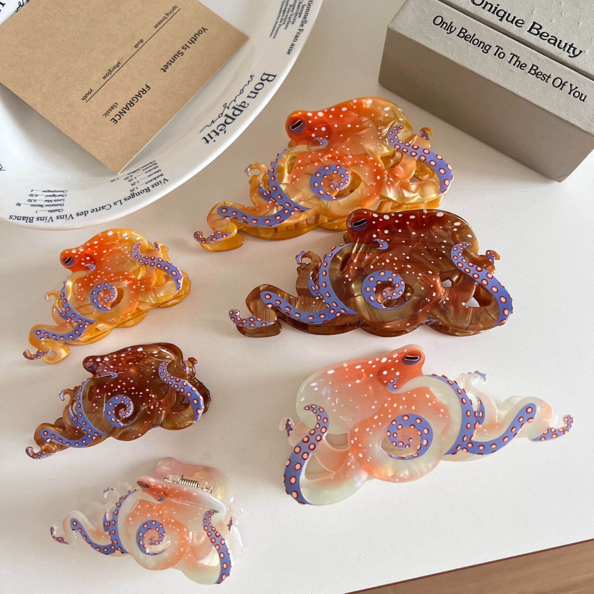 Octopus Grip Ocean Updo Shark Clip