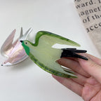 Swallow Grip Animal Acetate Hairpin Color Matching Peace Dove Shark Clip