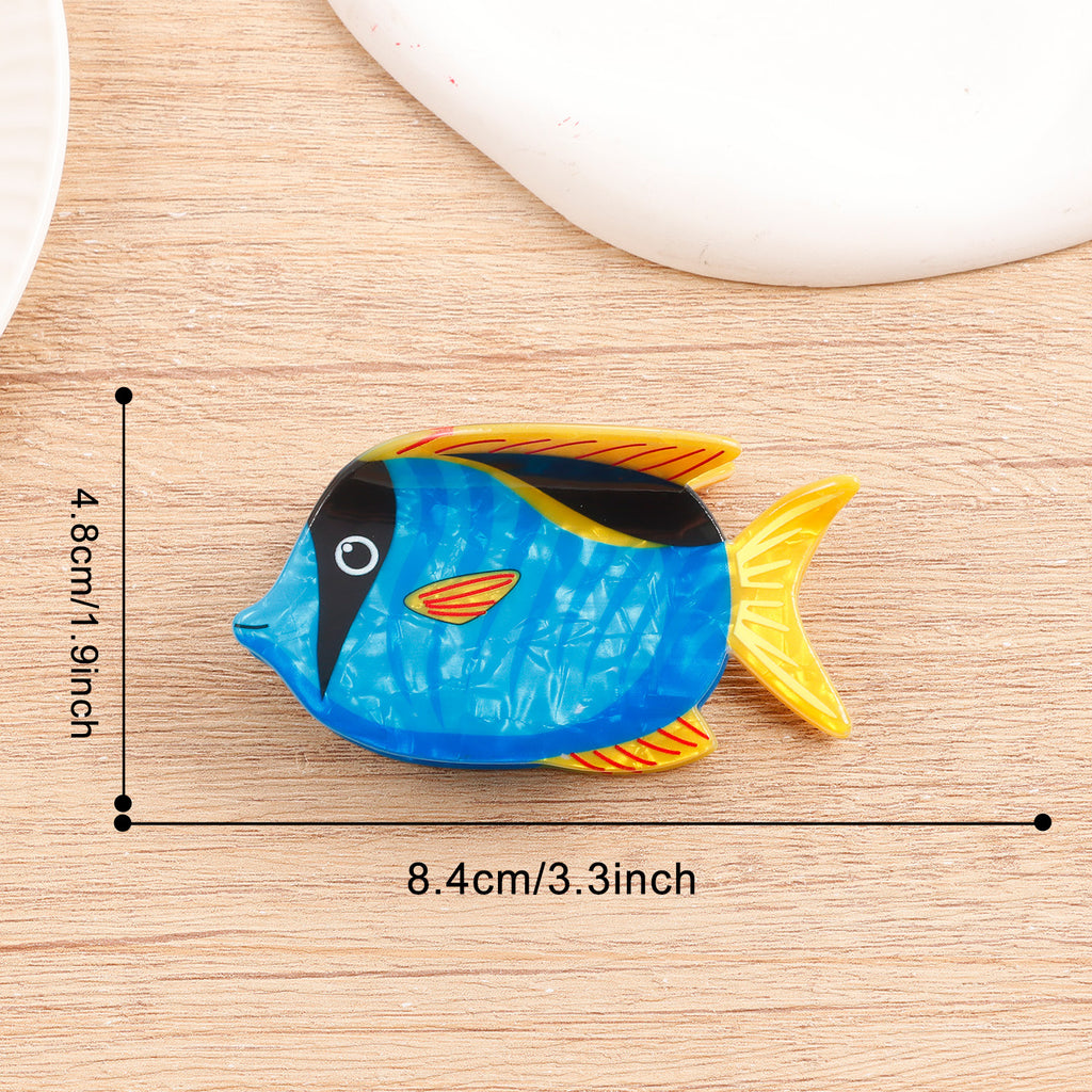 Ocean Series Barrettes Updo Shark Clip