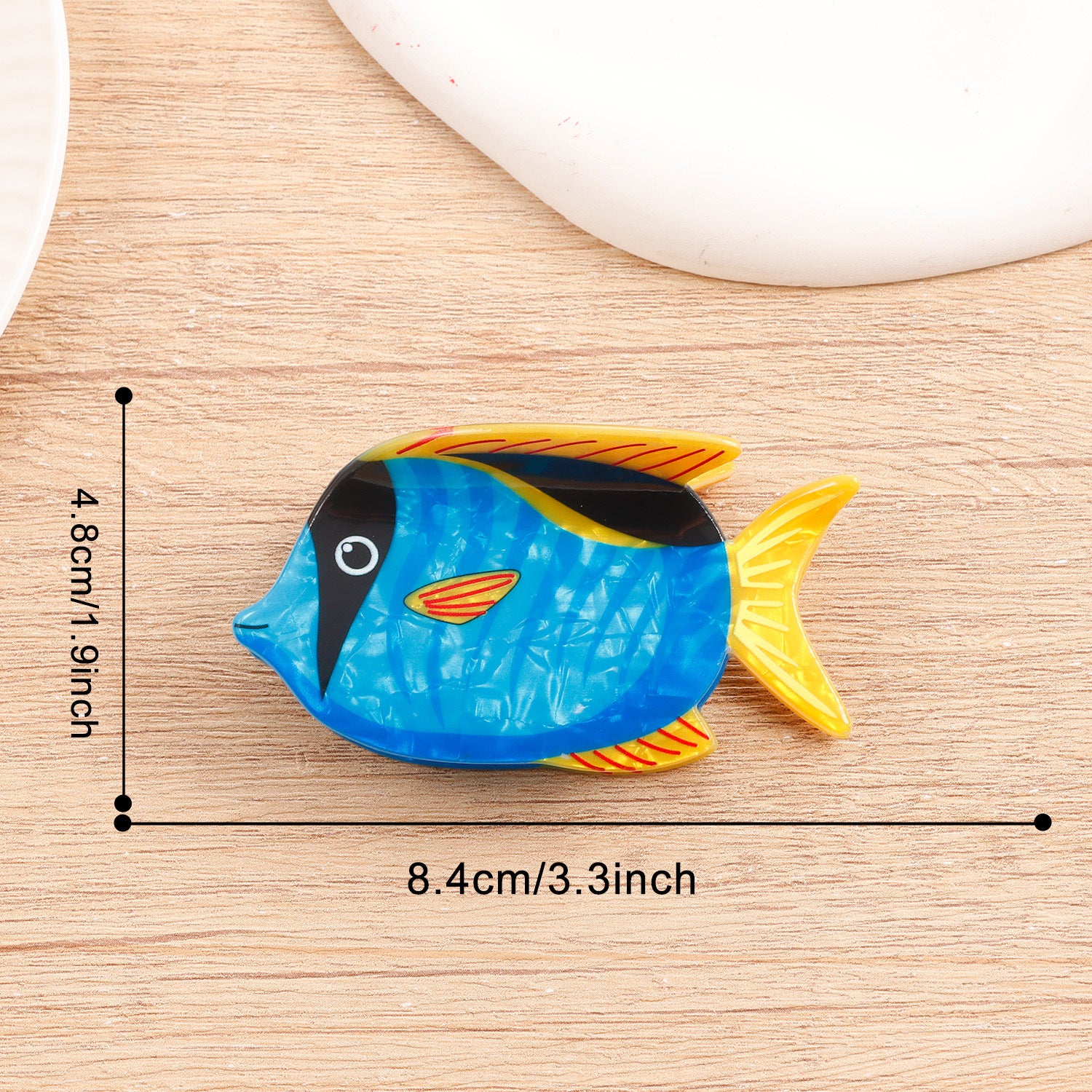 Ocean Series Barrettes Updo Shark Clip