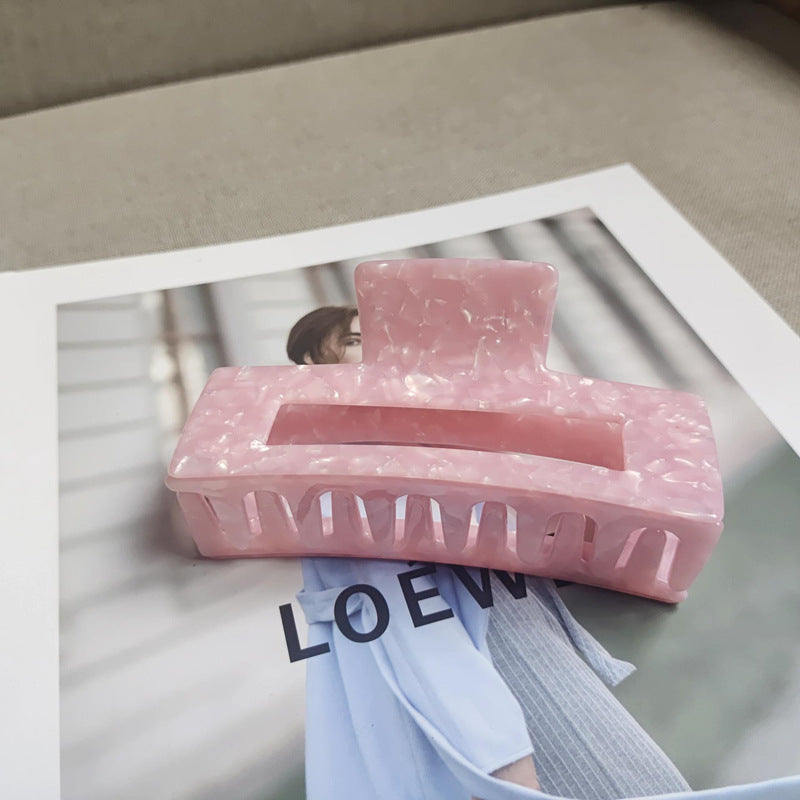 Large Acetate Hair Claw Clip — For Updos, Curls, and Styling