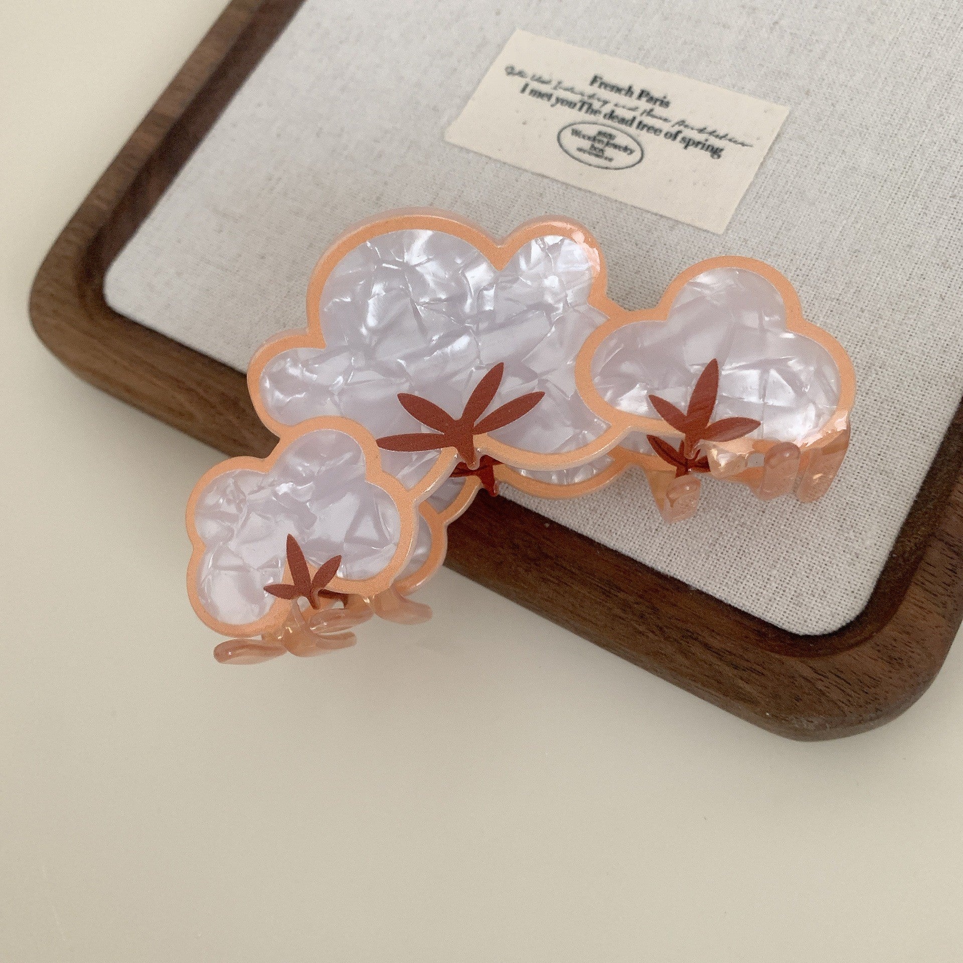 Animal Flower Acrylic Jaw Clip Updo Shark Clip