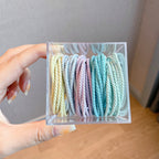 Highly Elastic Rubber Band Does Not Hurt Hair Thin Hair Tie