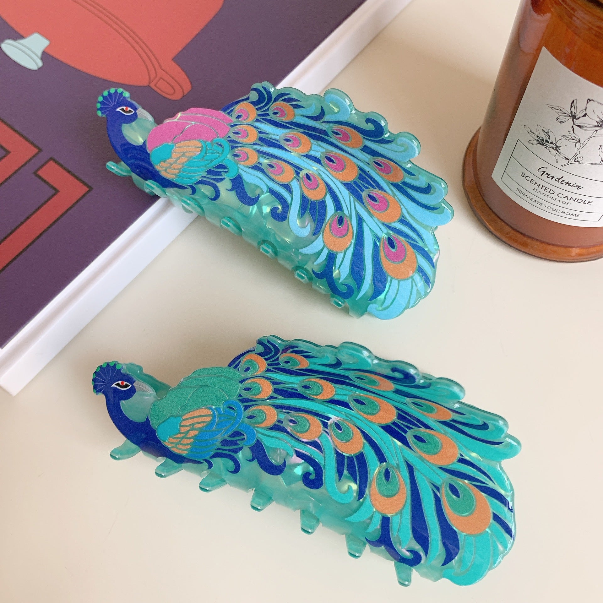 Peacock Grip Updo Shark Clip