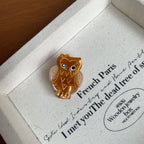 Owl Mini Clip Acetate Bangs Shark Clip
