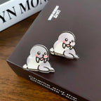 Cute Acrylic Animal Mini Clip 2 Pack