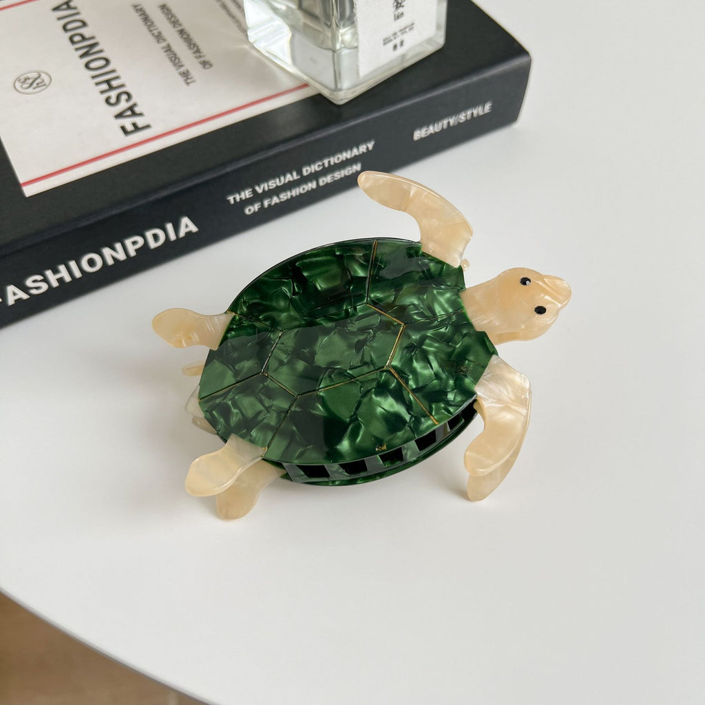 Turtle Acetic Acid Grip Updo Shark Clip