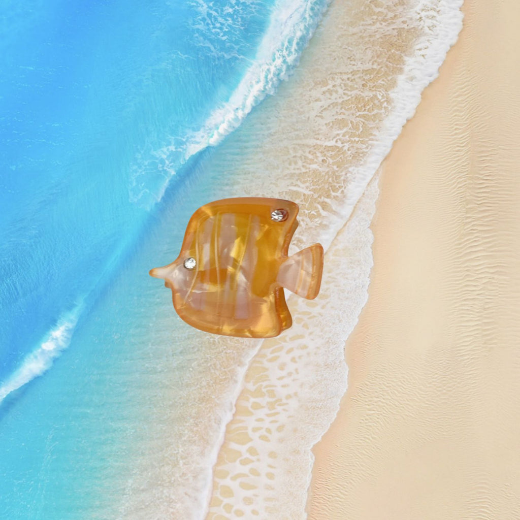 Conch Shell Barrettes Acrylic Side Clip Mini Clip