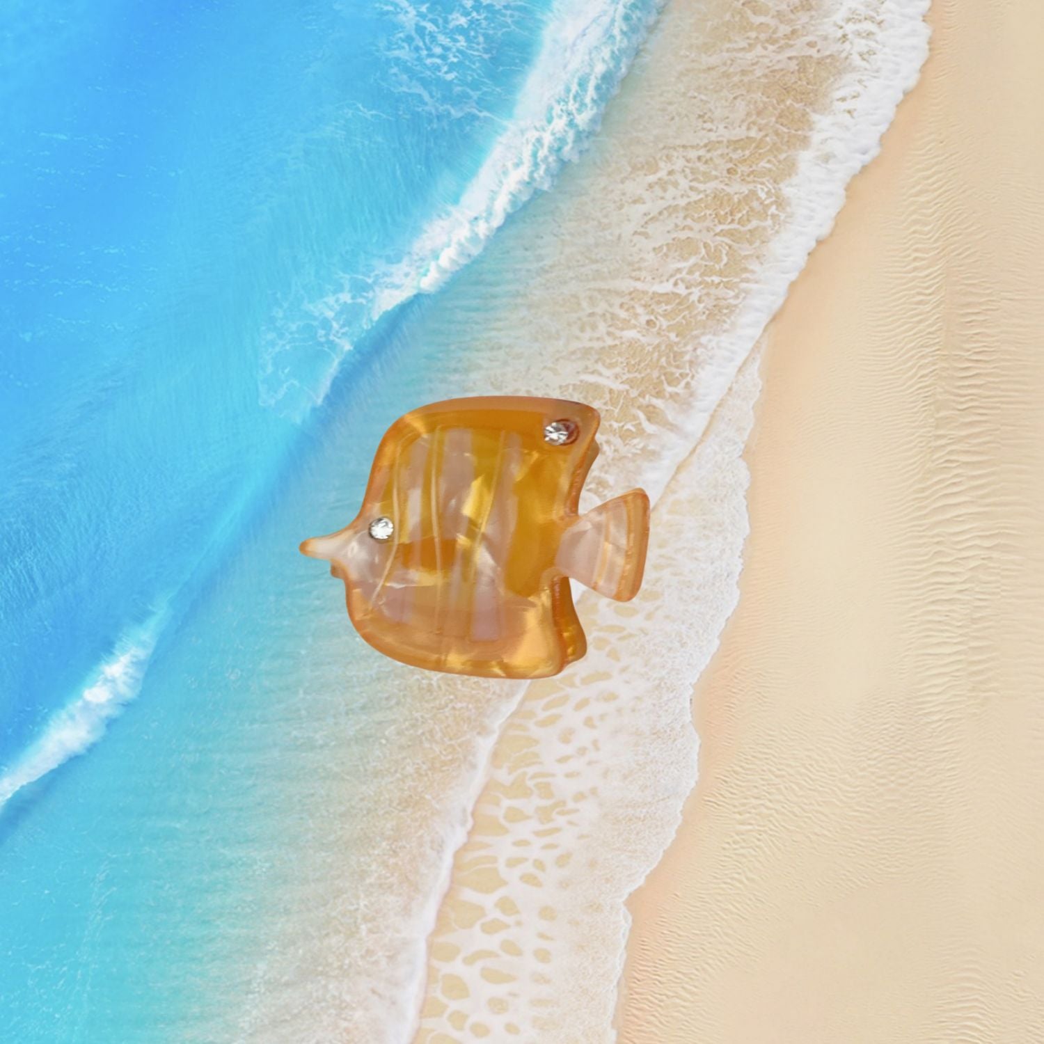 Conch Shell Barrettes Acrylic Side Clip Mini Clip