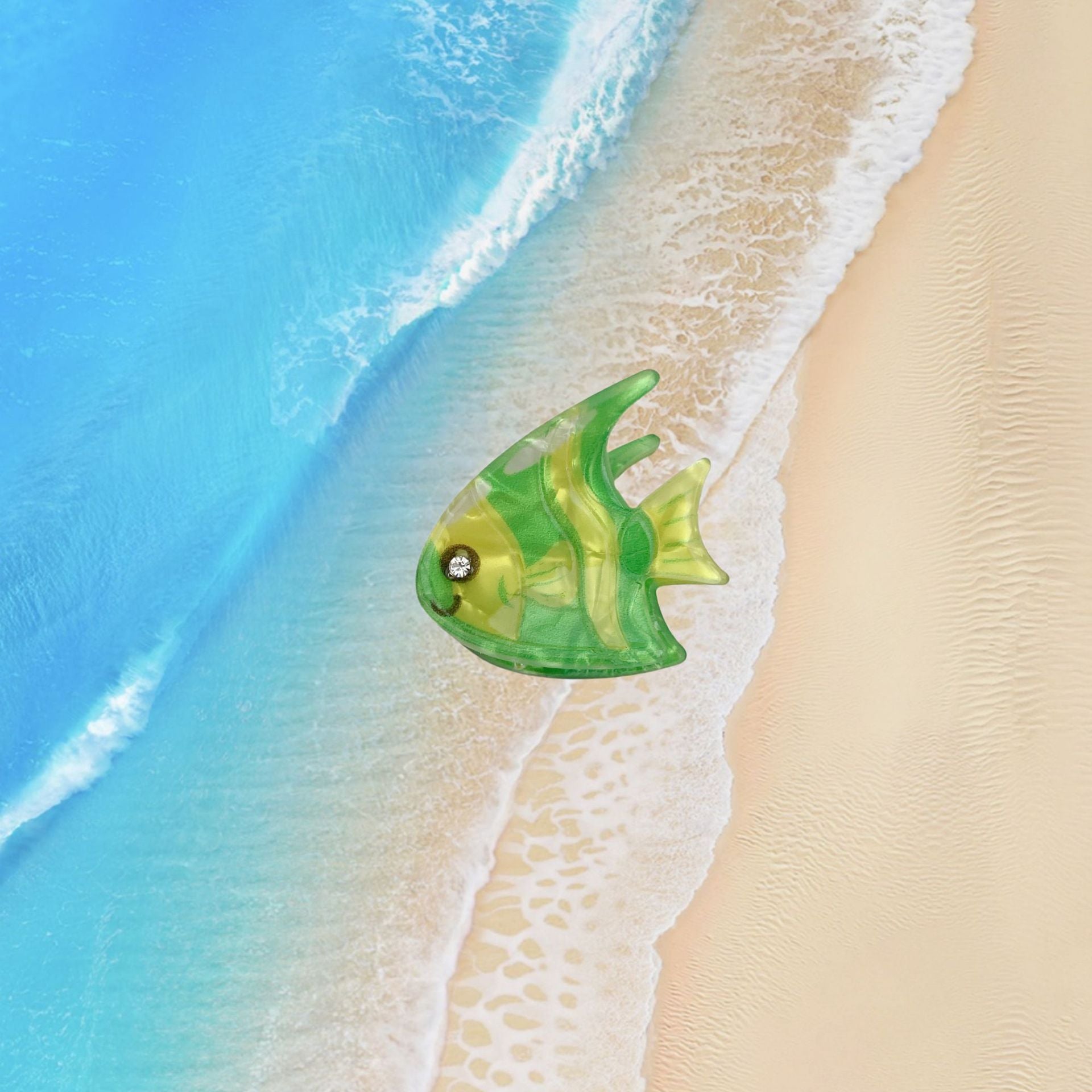 Conch Shell Barrettes Acrylic Side Clip Mini Clip