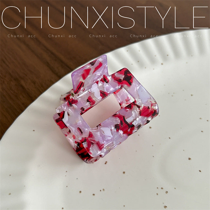 Square Grip Updo Shark Hair