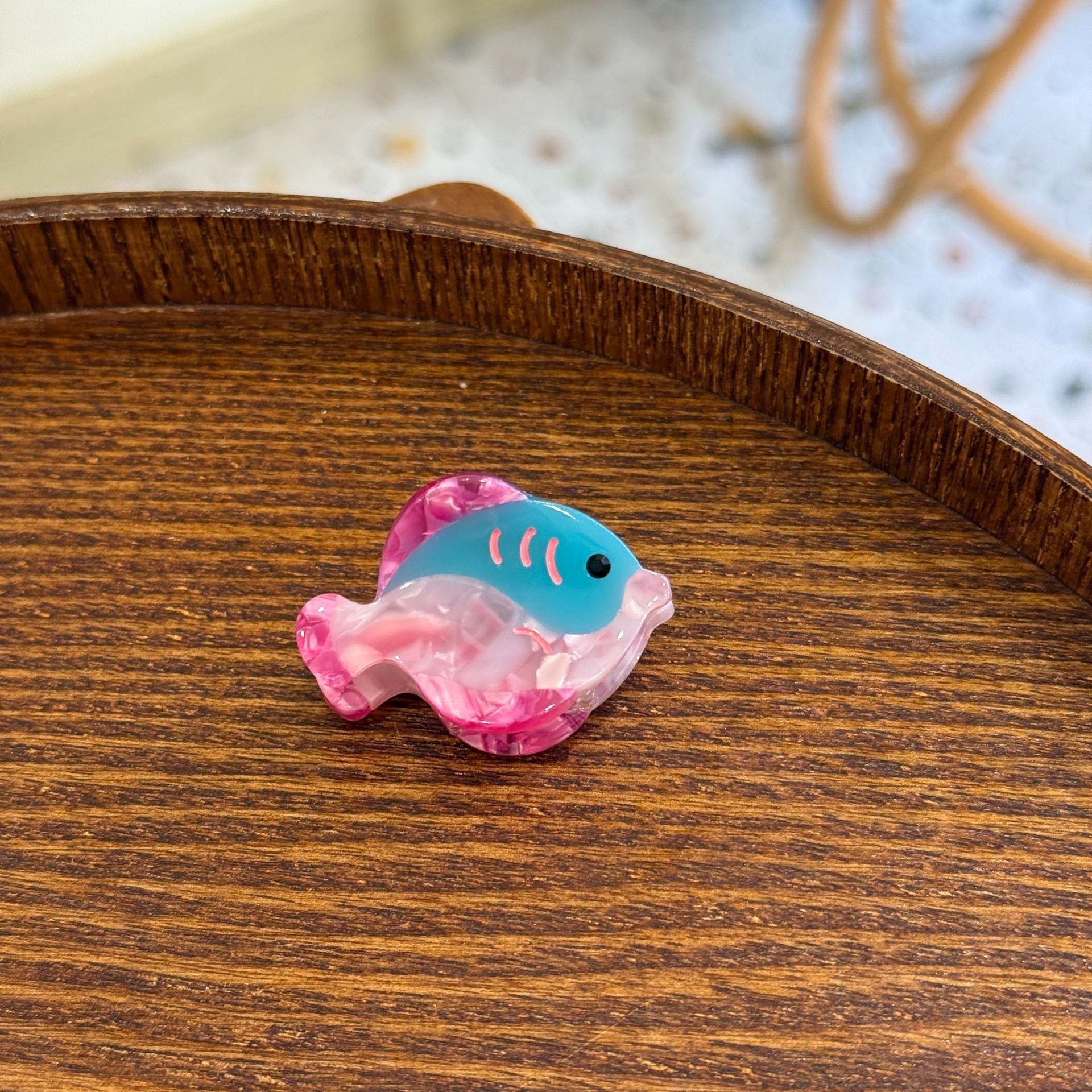 Marine Acetic Acid Mini Clip Small Octopus Dolphin Whale Hair Accessories