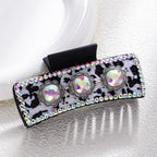 Bohemian National Style Turquoise Grip Western Style Barrettes Vintage Leopard Print Sequined Leather Fashion Hair Clip
