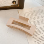 Large Resin Hair Clip — Updo & Curly Hair Claw Clip