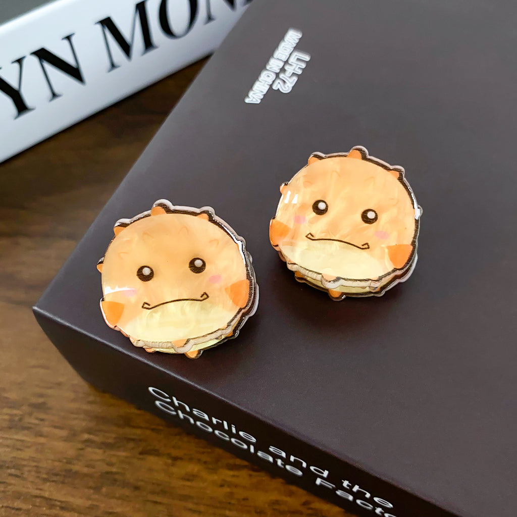 Cute Acrylic Animal Mini Clip 2 Pack