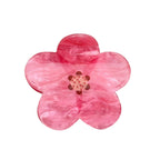 Sunflower Acrylic Hair Claw Clip — Half-Up Hairstyle Shark Clip