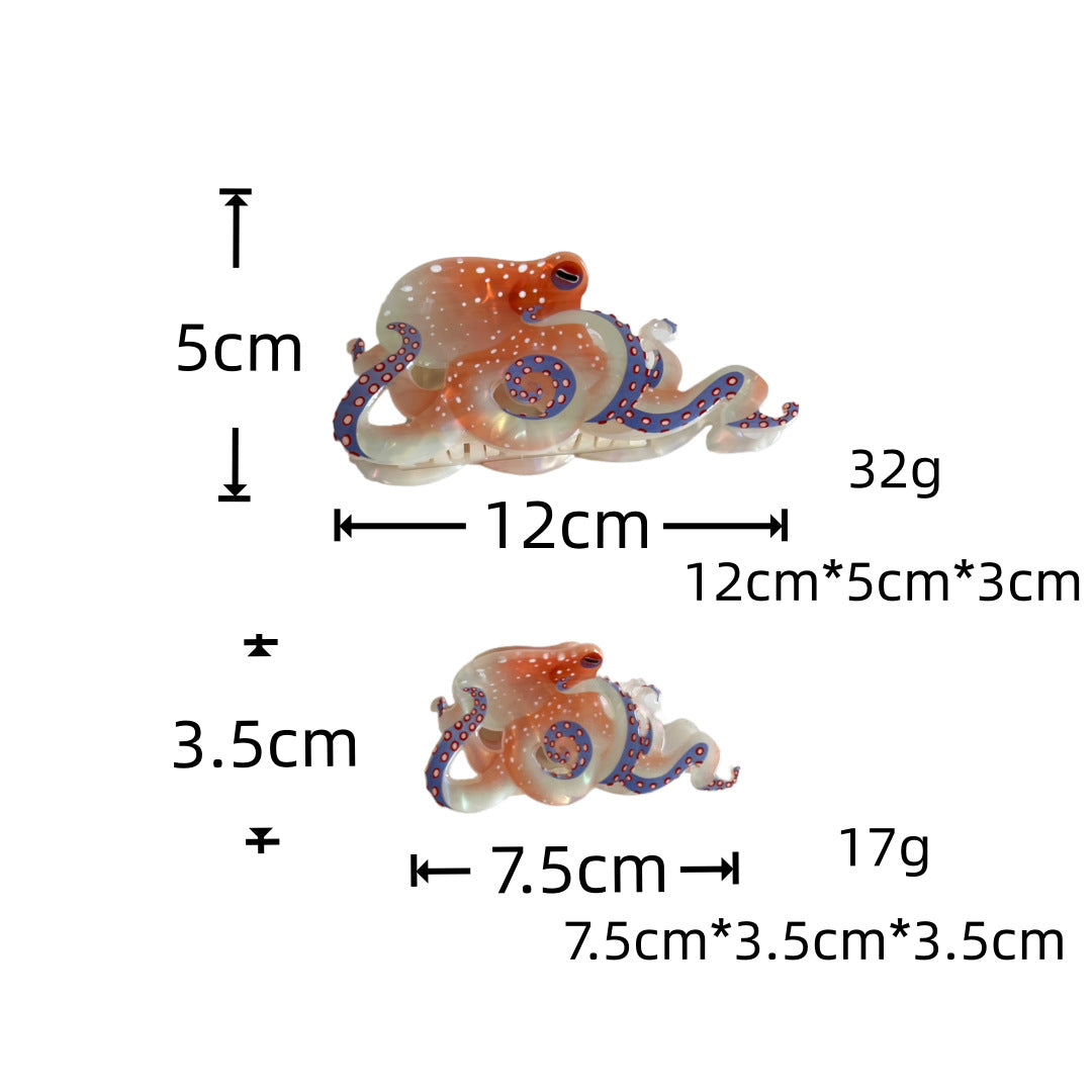 Octopus Grip Ocean Updo Shark Clip