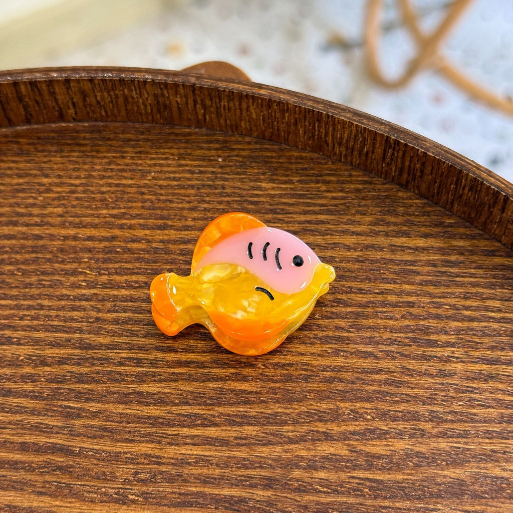 Marine Acetic Acid Mini Clip Small Octopus Dolphin Whale Hair Accessories