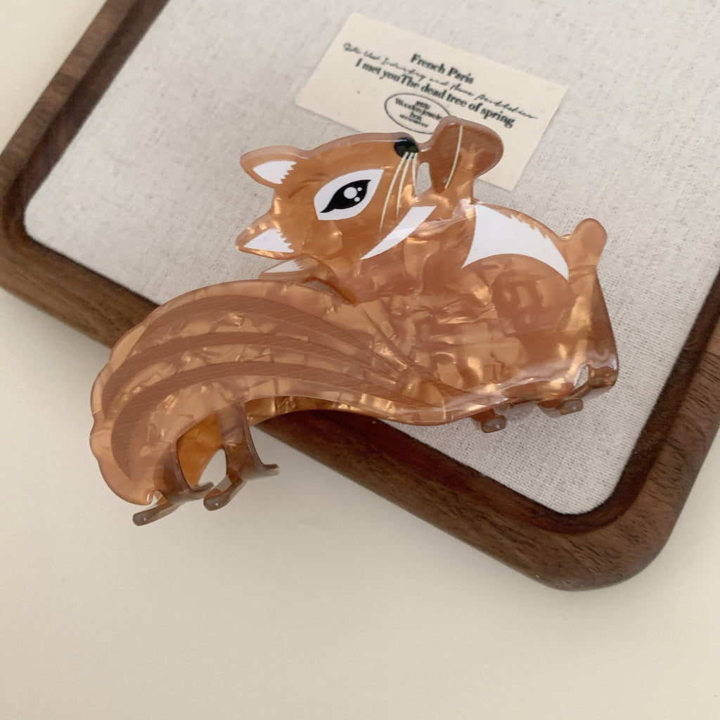 Animal Flower Acrylic Jaw Clip Updo Shark Clip