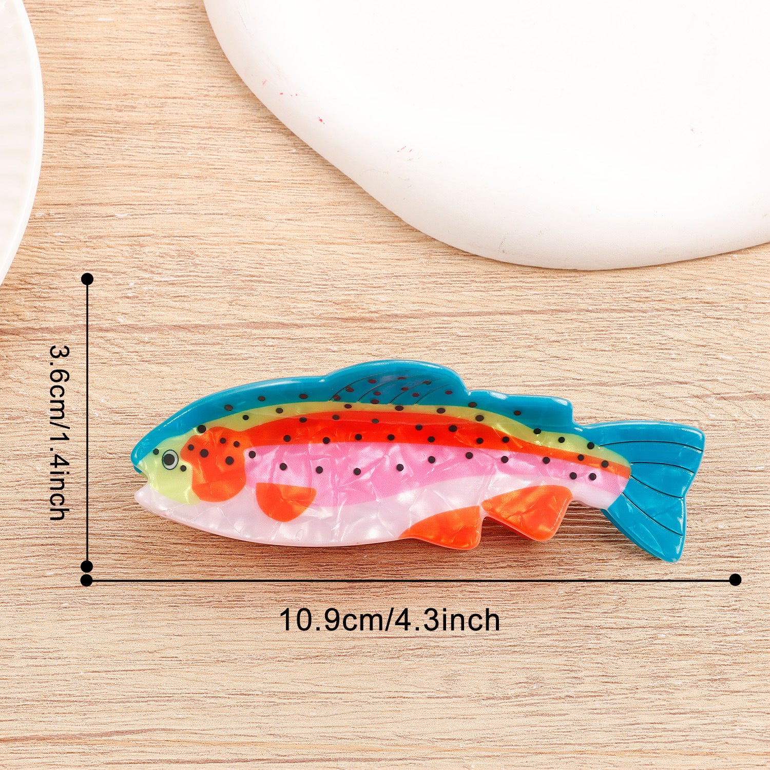 Ocean Series Barrettes Updo Shark Clip