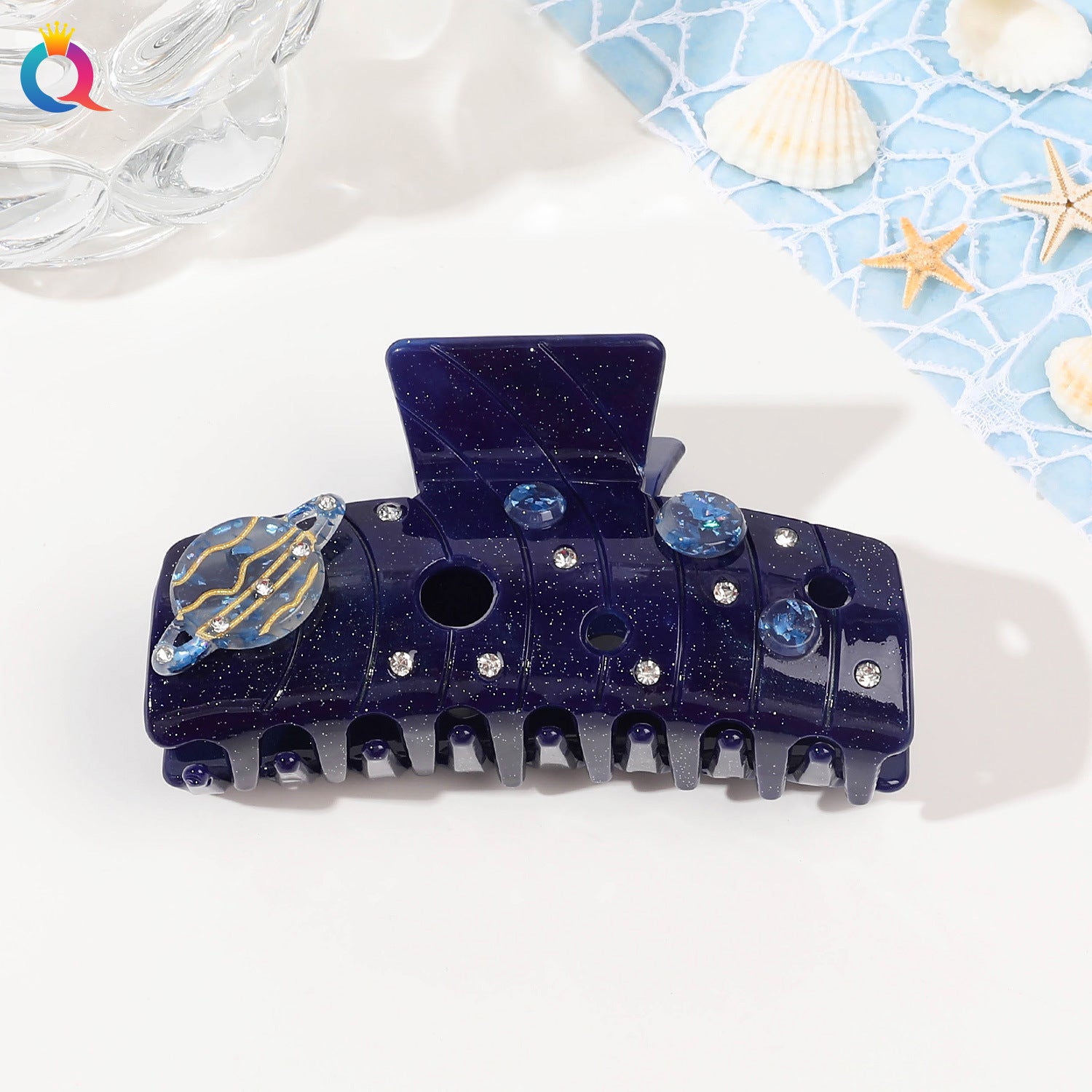 Ocean Series Acrylic Updo Shark Clip Hair Claw