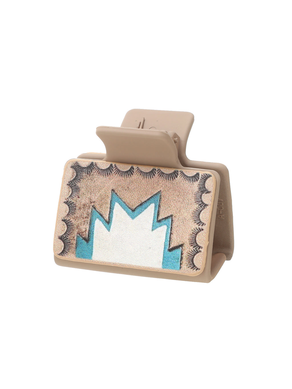 Leather Sunflower Hair Clip / Half-Up Shark Clip