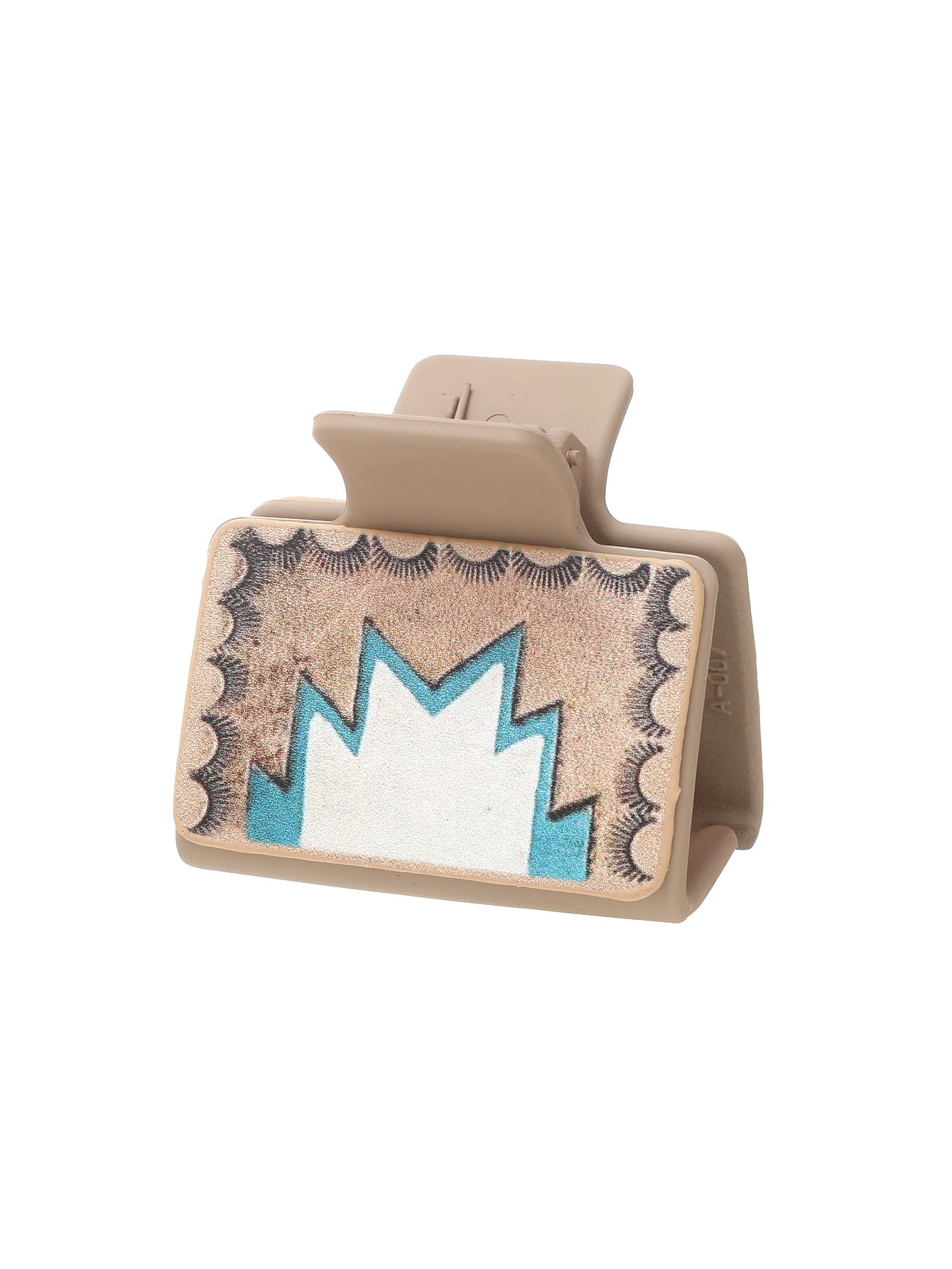 Leather Sunflower Hair Clip / Half-Up Shark Clip