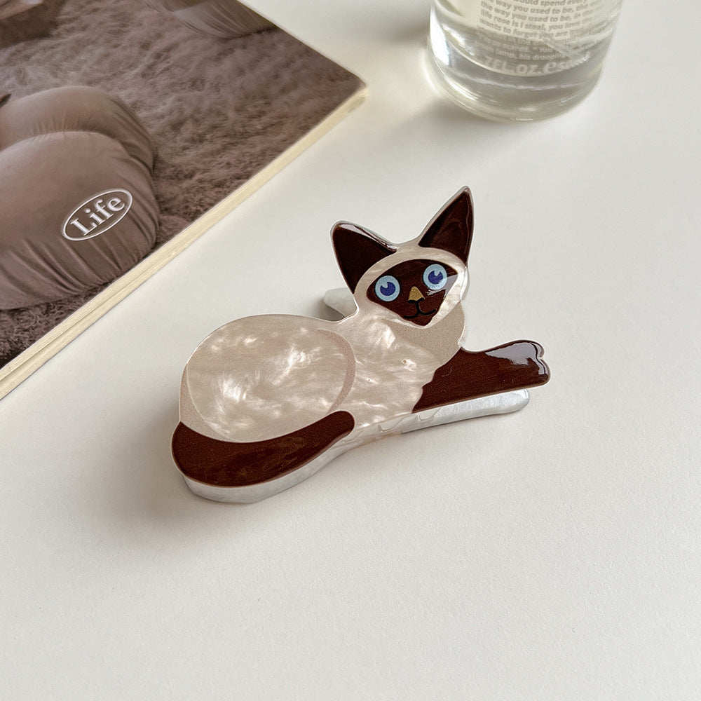 Dogs and Cats Cute Hairpin Medium Back Head Shark Clip
