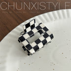 Square Grip Updo Shark Hair