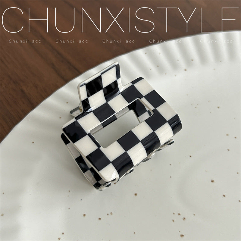 Square Grip Updo Shark Hair