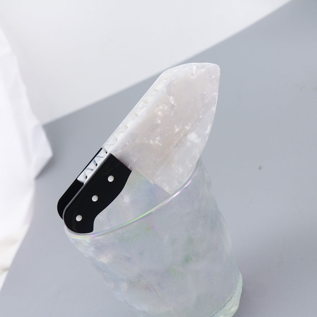 Knife Barrettes Acetic Acid Fringe Hairpin Barrettes