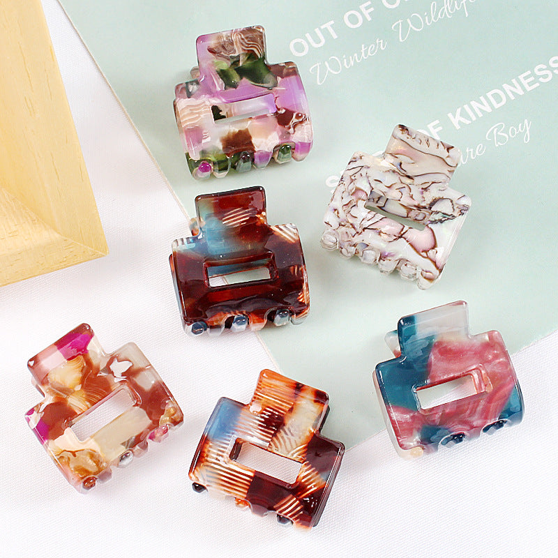 Tie Dye Small Jaw Clip Loose Clip Light Shark Clip