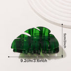 Leaves Grip PVC Updo Shark Clip