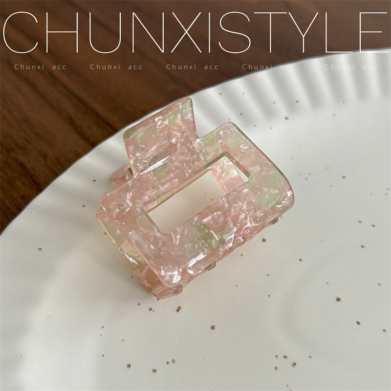 Square Grip Updo Shark Hair