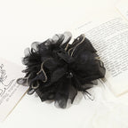 Cloud Sequin Seersucker Hair Clip