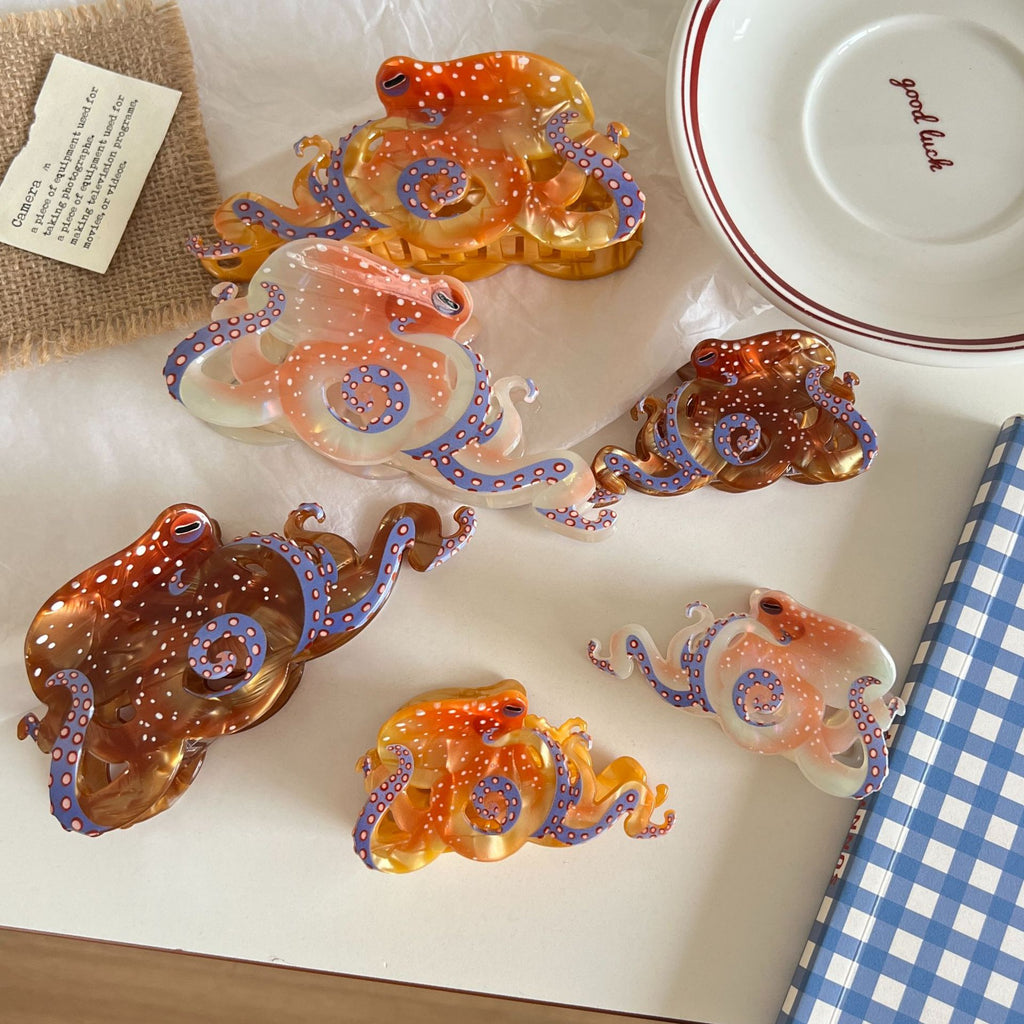 Octopus Grip Ocean Updo Shark Clip