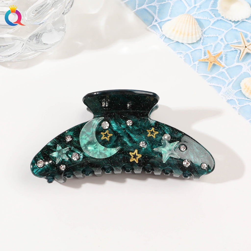 Ocean Series Acrylic Updo Shark Clip Hair Claw