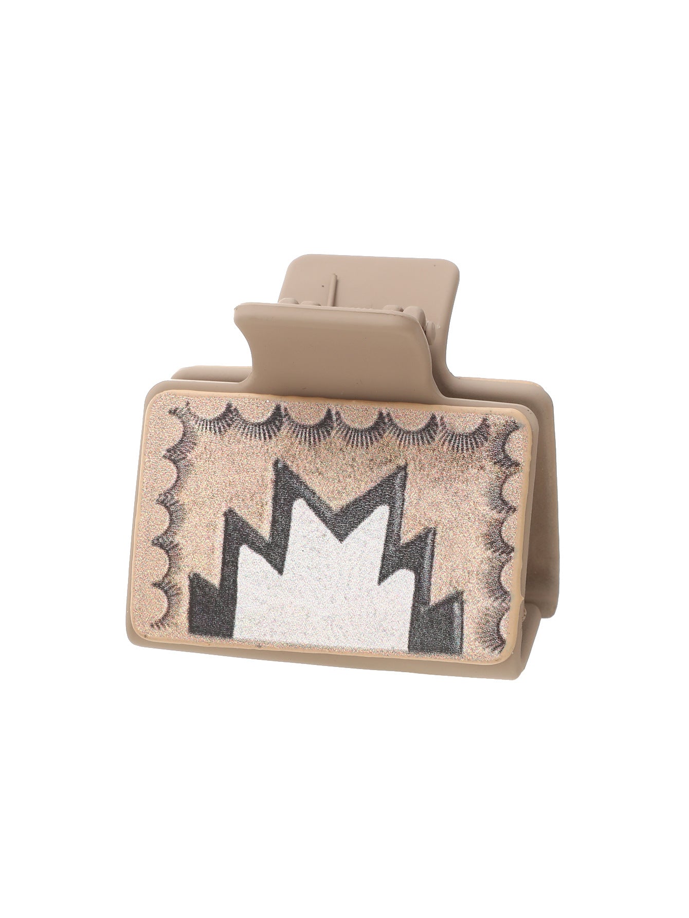 Leather Sunflower Hair Clip / Half-Up Shark Clip