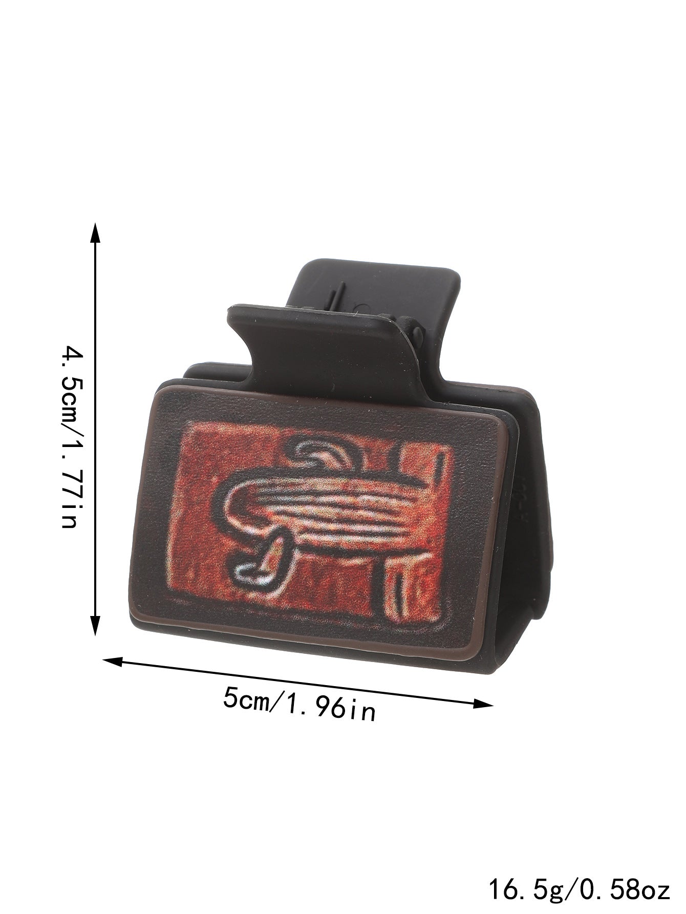 Leather Sunflower Hair Clip / Half-Up Shark Clip