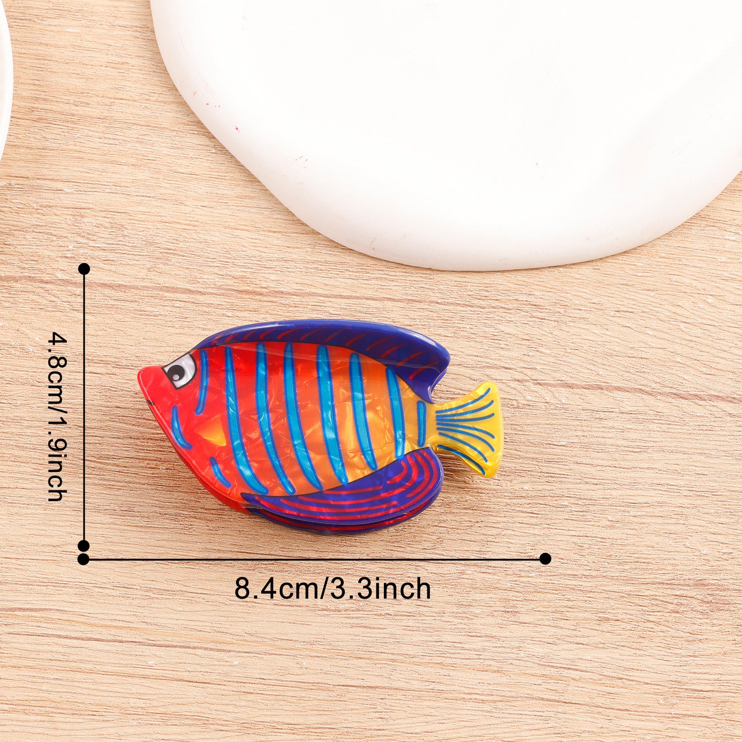 Ocean Series Barrettes Updo Shark Clip