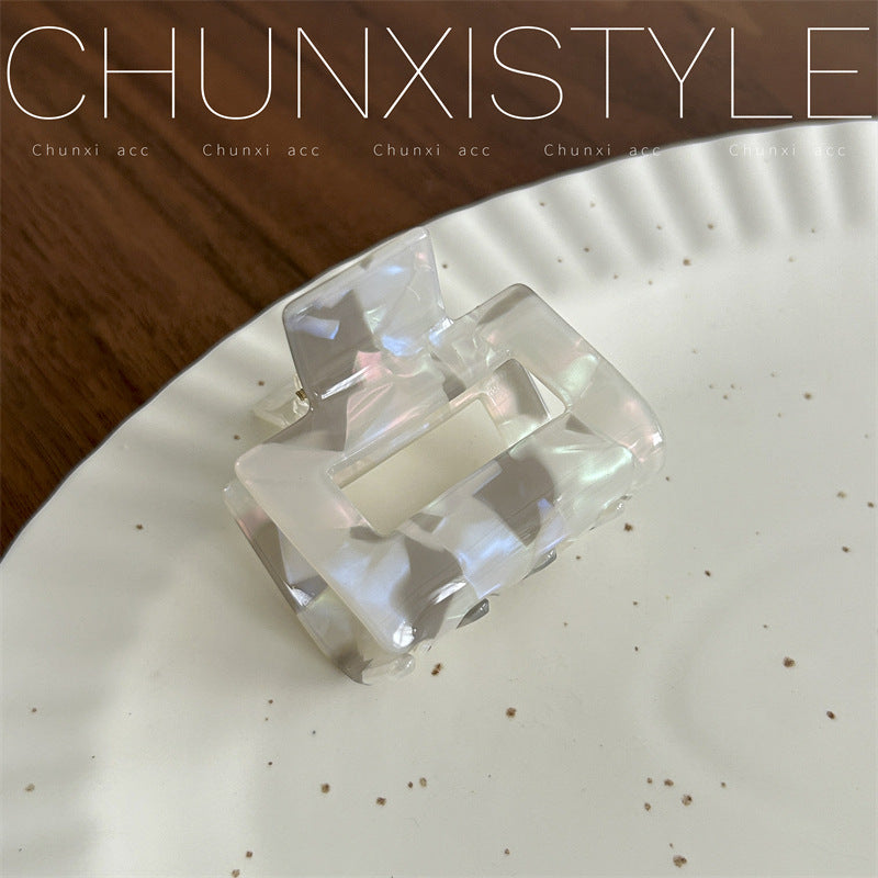 Square Grip Updo Shark Hair